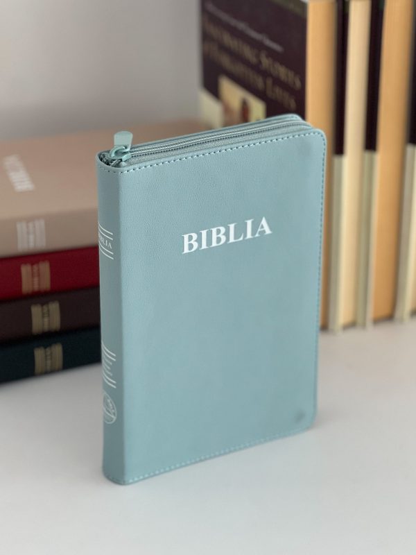 Biblie medie 057 ZTI - albastru deschis