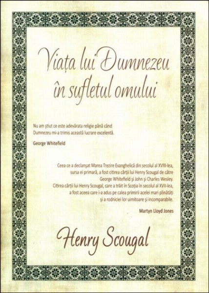 Viata lui Dumnezeu in sufletul omului