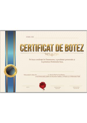 Certificat de botez #2