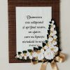 Aranjament floral cu mesaj crestin