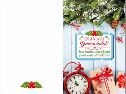 Felicitare - Un an nou Binecuvantat! - 93C