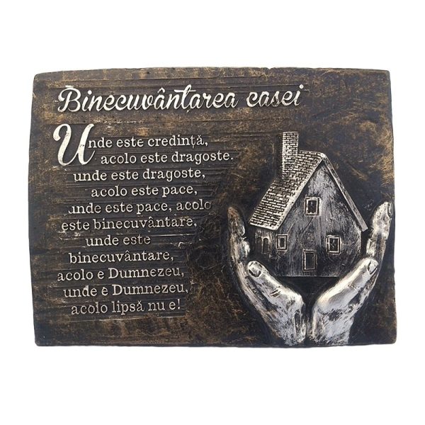 Plachetă - Binecuvântarea casei, model 1