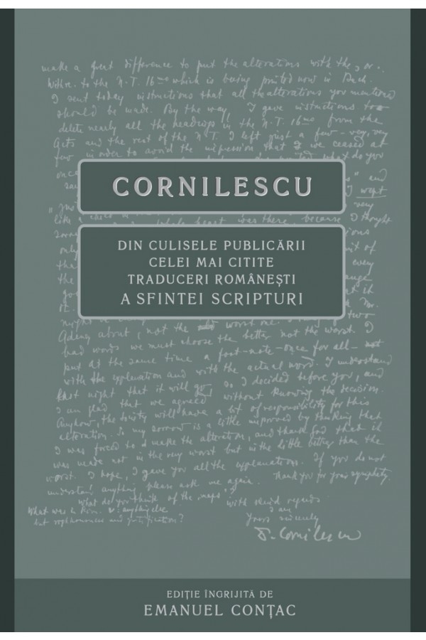 Cornilescu - din culisele publicarii