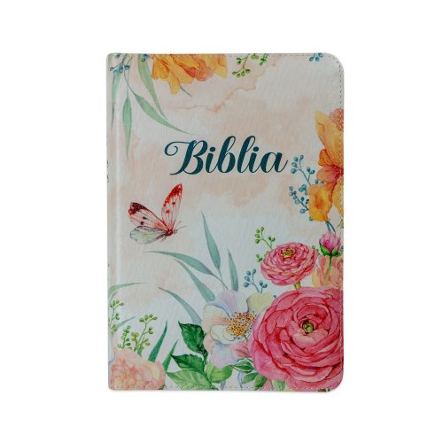 Biblie medie 056 ZTI roz floral