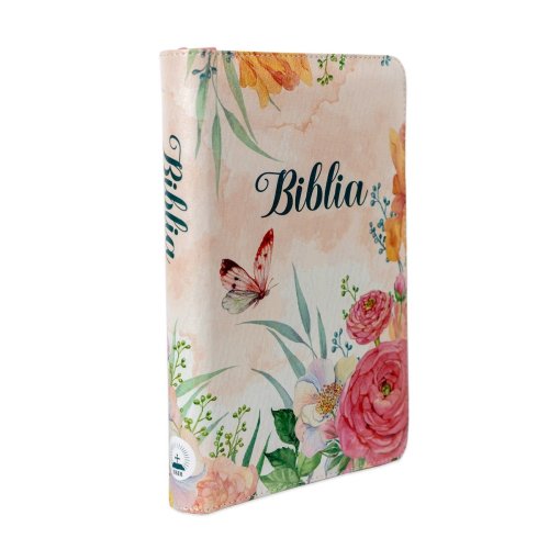 Biblie medie 056 ZTI roz floral