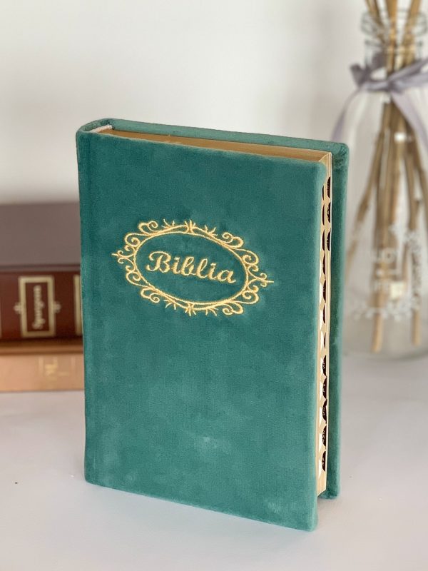 Biblie handmade  057 - verde