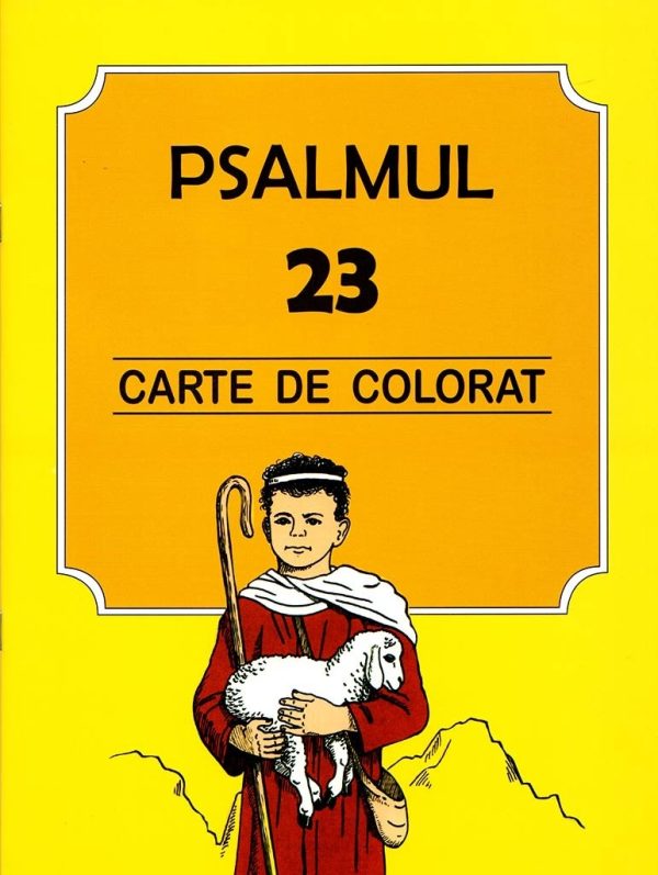 Psalmul 23 - carte de colorat