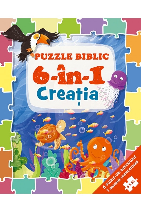 Puzzle biblic 6 în 1 - Creația