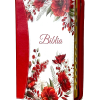 Biblia - 076 ZTI - format mare - roșu floral